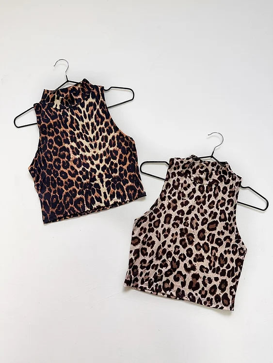 Top Sin Manga Animal Print